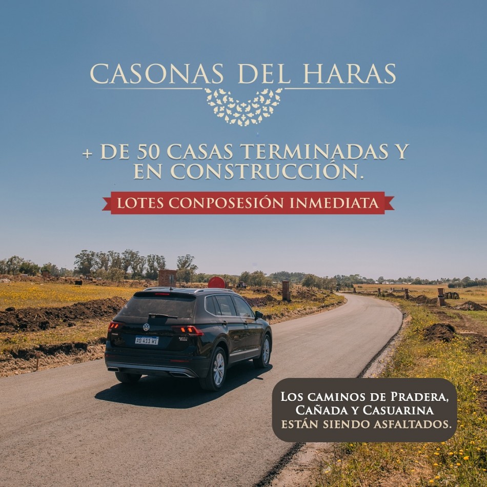LOTE EN VENTA EN BARRIO CASONAS DEL HARAS