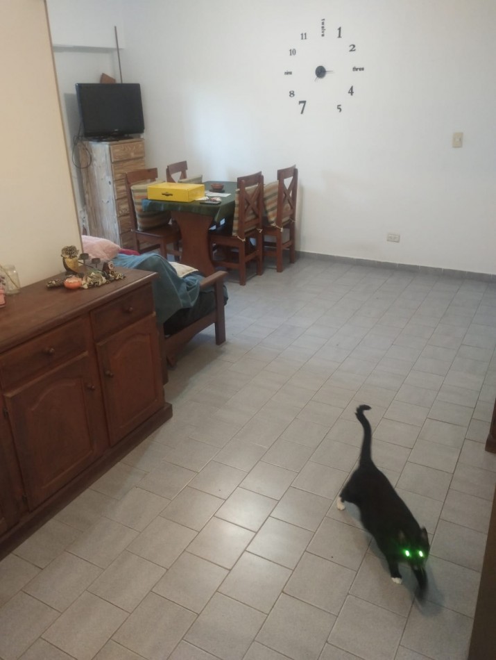 DEPARTAMENTO DE 3 AMBIENTES AMPLIOS. AL FRENTE CON BALCON SALIENTE. ESPACIO DE COCHERA
