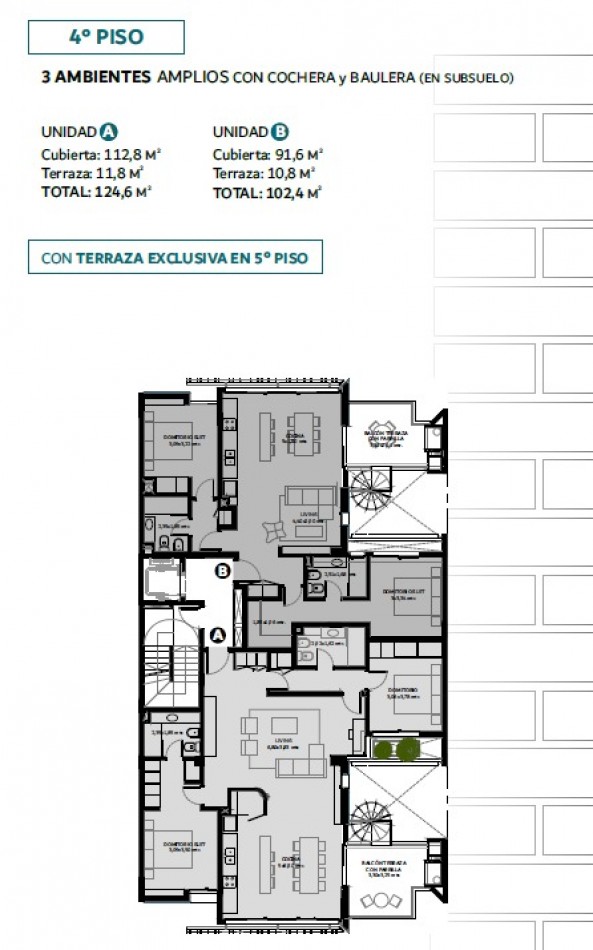 DEPARTAMENTO DE 3 AMBIENTES A ESTRENAR CON AMPLIA TERRAZA EXCLUSIVA Y COCHERA DOBLE. CORAZON DE CHAUVIN. EXCELENTE DISEÑO Y CALIDAD CONSTRUCTIVA. POSESION INMEDIATA.