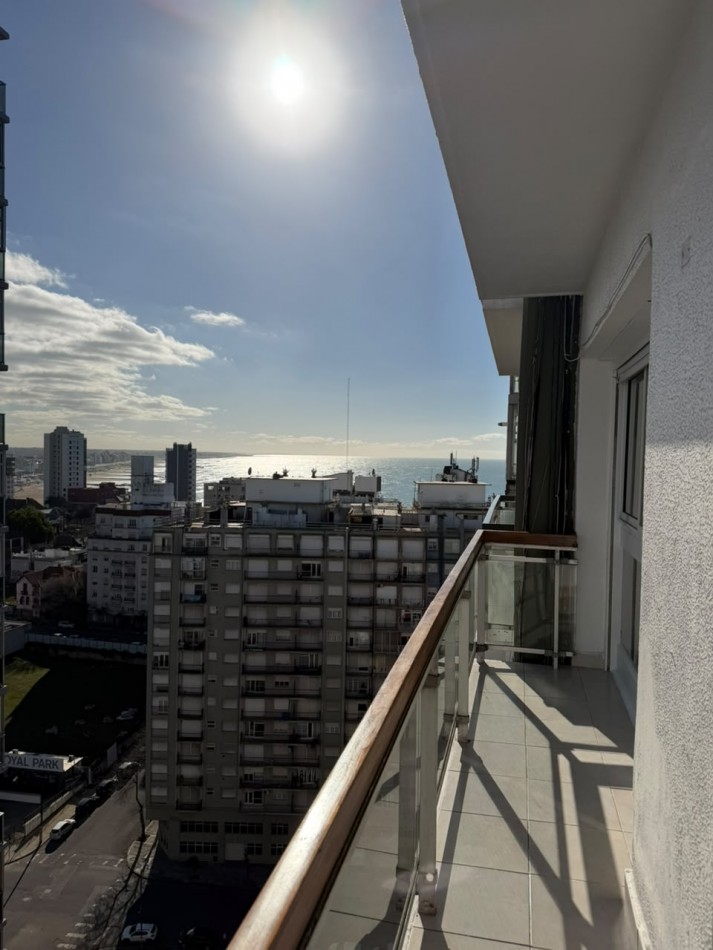 DEPARTAMENTO DE 2 AMBIENTES CON BALCON SALIENTE. VISTA PANORAMICA. COCHERA CUBIERTA