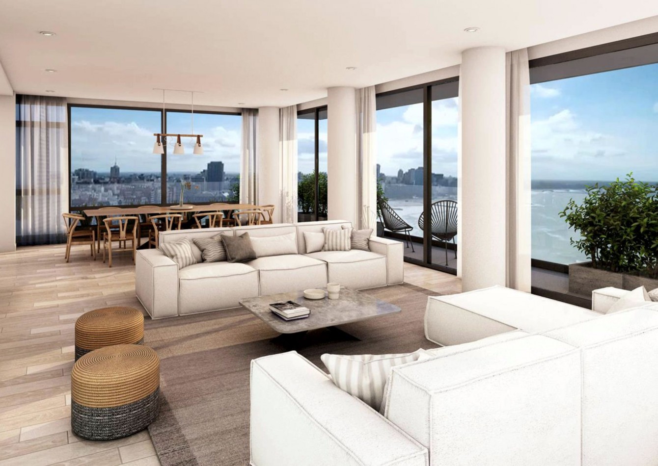 DEPARTAMENTO DE 3 AMBIENTES FRENTE AL MAR. A ESTRENAR. EN CONSTRUCCION. FINANCIAN