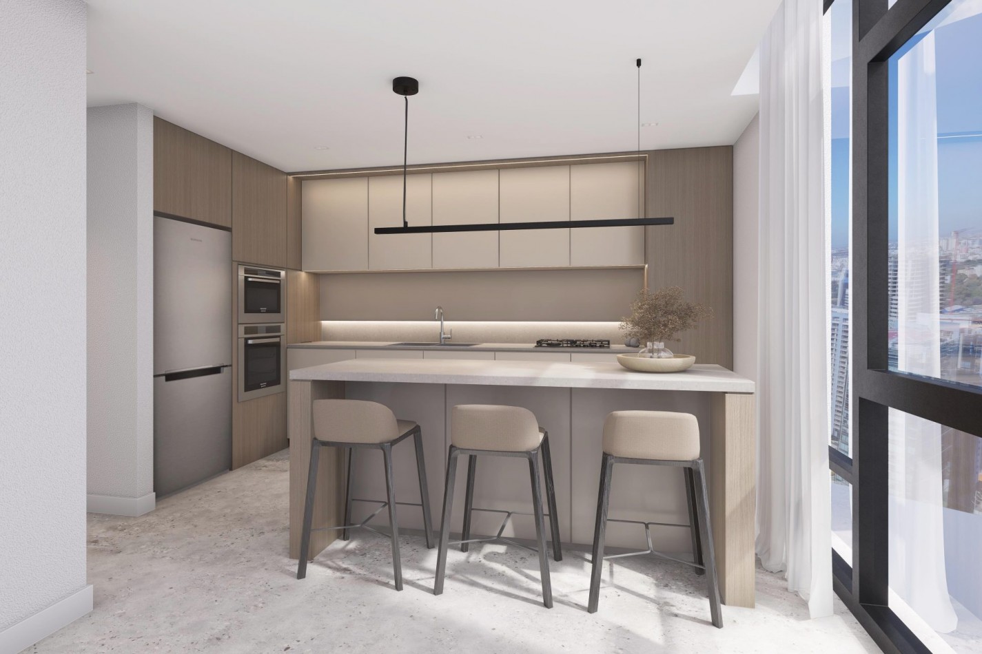 DEPARTAMENTO DE 3 AMBIENTES FRENTE AL MAR. A ESTRENAR. EN CONSTRUCCION. FINANCIAN