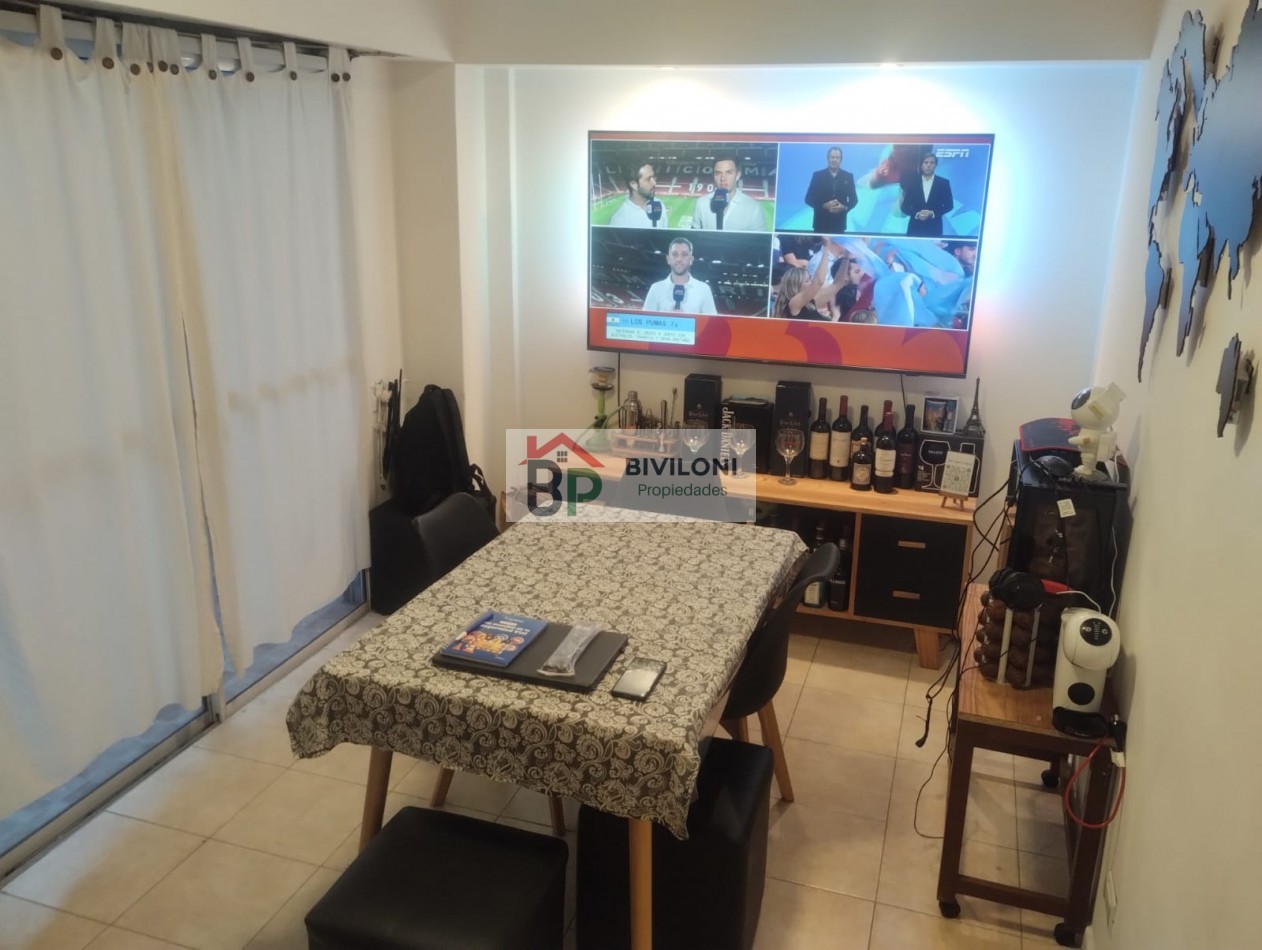 DEPARTAMENTO DE 2 AMBIENTES CON DOS PATIOS. ZONA GUEMES. FINANCIA EL 50% .