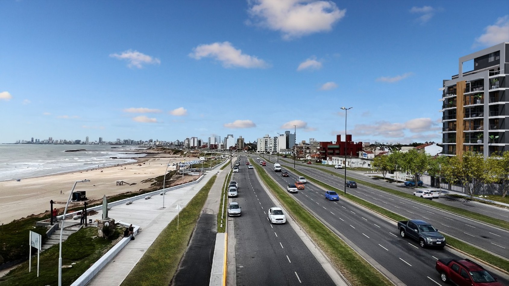 MONOAMBIENTE EN POZO. A METROS DEL MAR. ZONA NORTE. COCHERA OPCIONAL. FINANCIACION.
