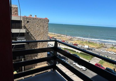 DEPARTAMENTO DE 2 AMBIENTES CON DEPENDENCIA Y VISTA PLENA AL MAR. COCHERA DOBLE